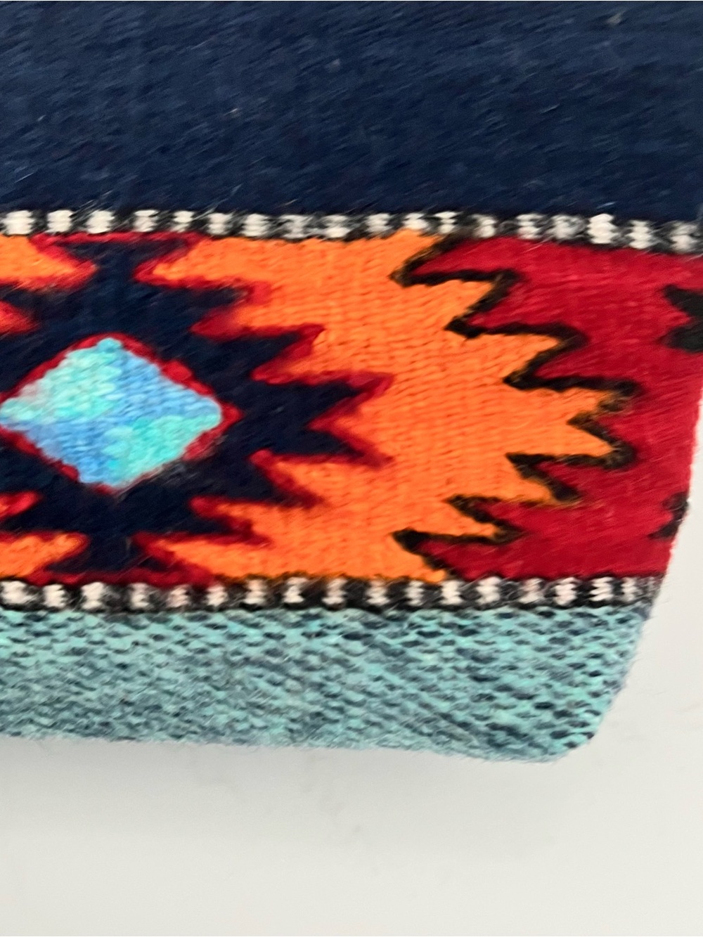 MZ Made Eagle Eye Handwoven Wool Pouch - Picture 7 of 12